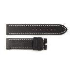 Strap black without rivets, size M