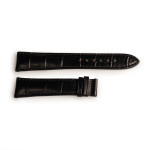 Leather strap black Marine 38 size M